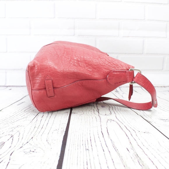 Cole Haan Soft Red Leather Handbag Purse Bag - Picture 2 of 8